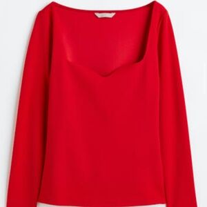 Sweetheart Neckline Top